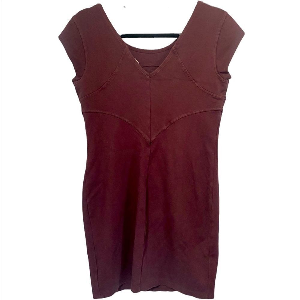 Athleta Illusion Athleisure Bodycon Ponte Knit mini dress - Picture 5 of 5